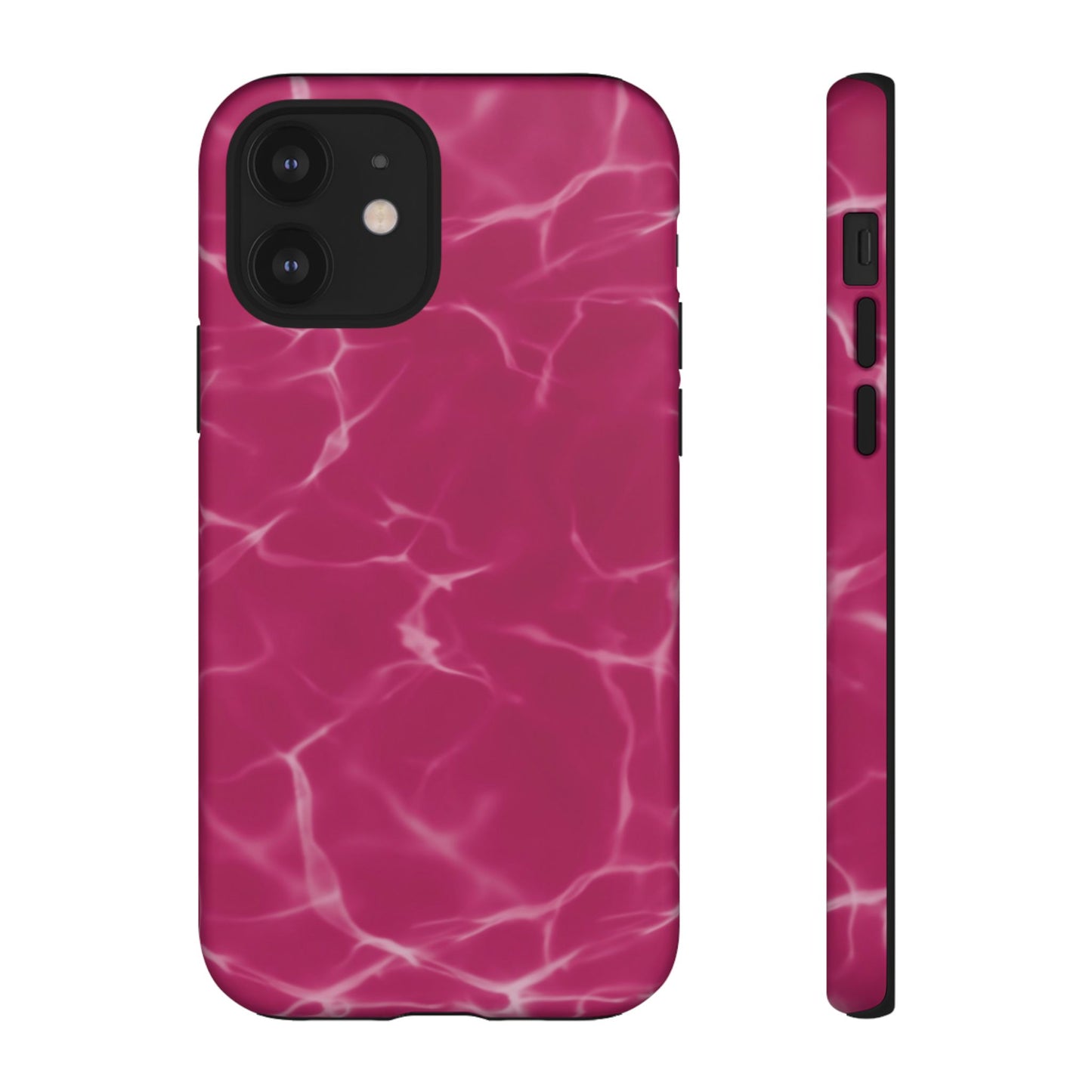 Marble Print Phone Case Berry