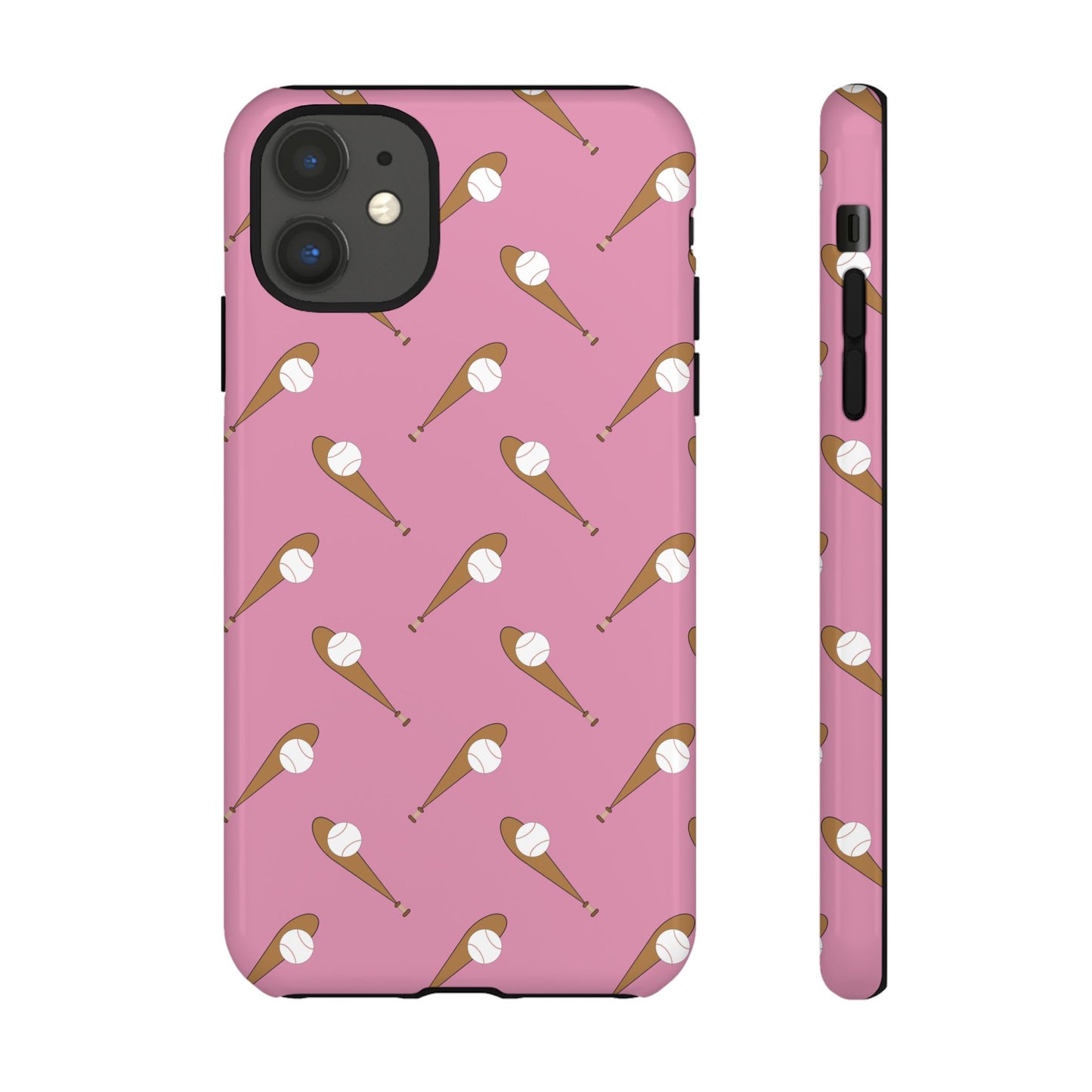 Baseball Phone Case Pink