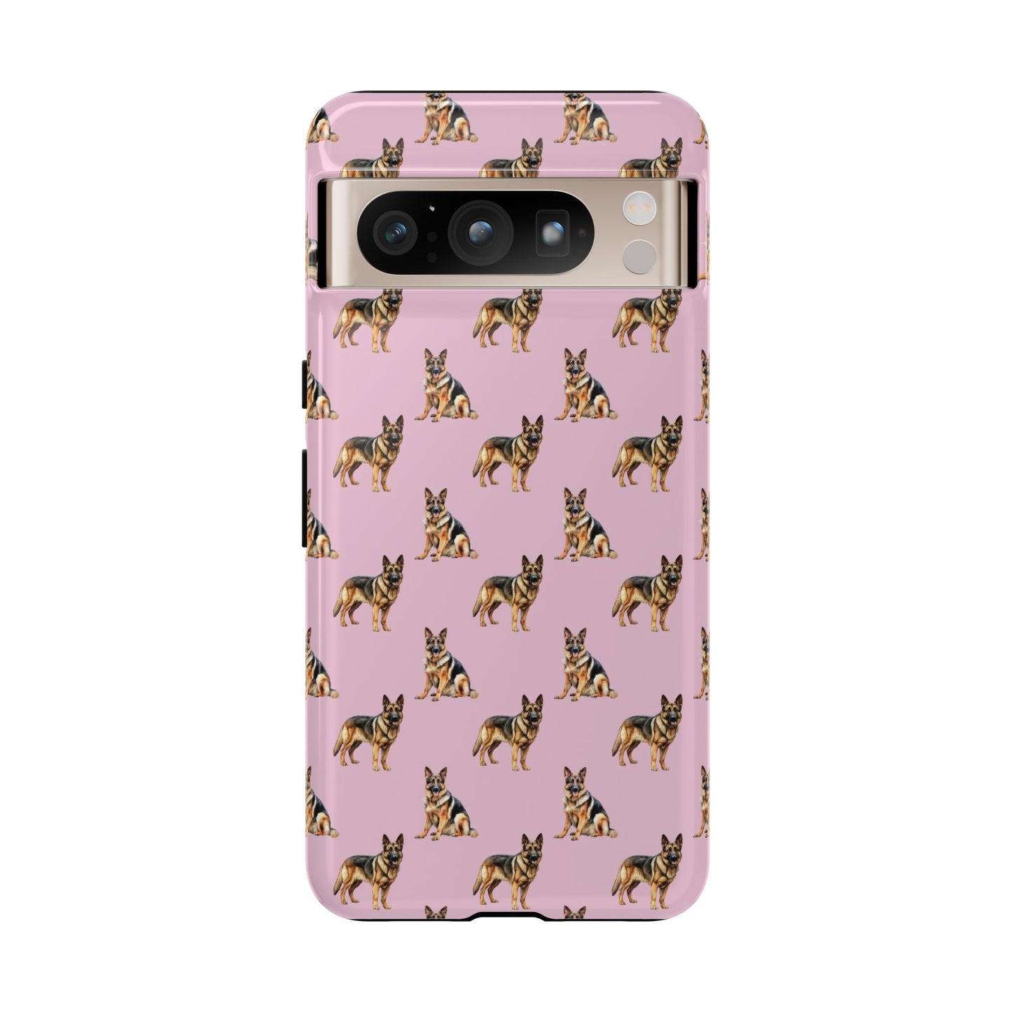 German Shepherd Phone Case Pink