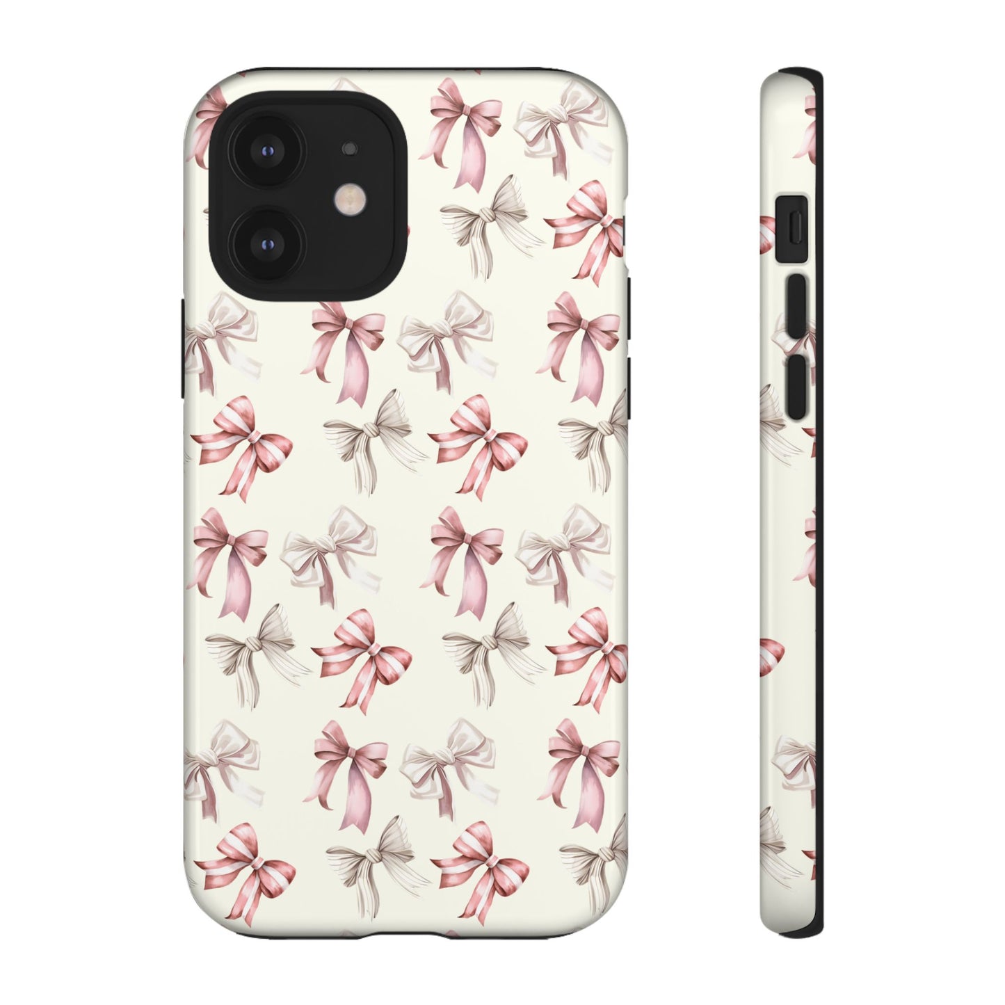 Bow Phone Case Cream