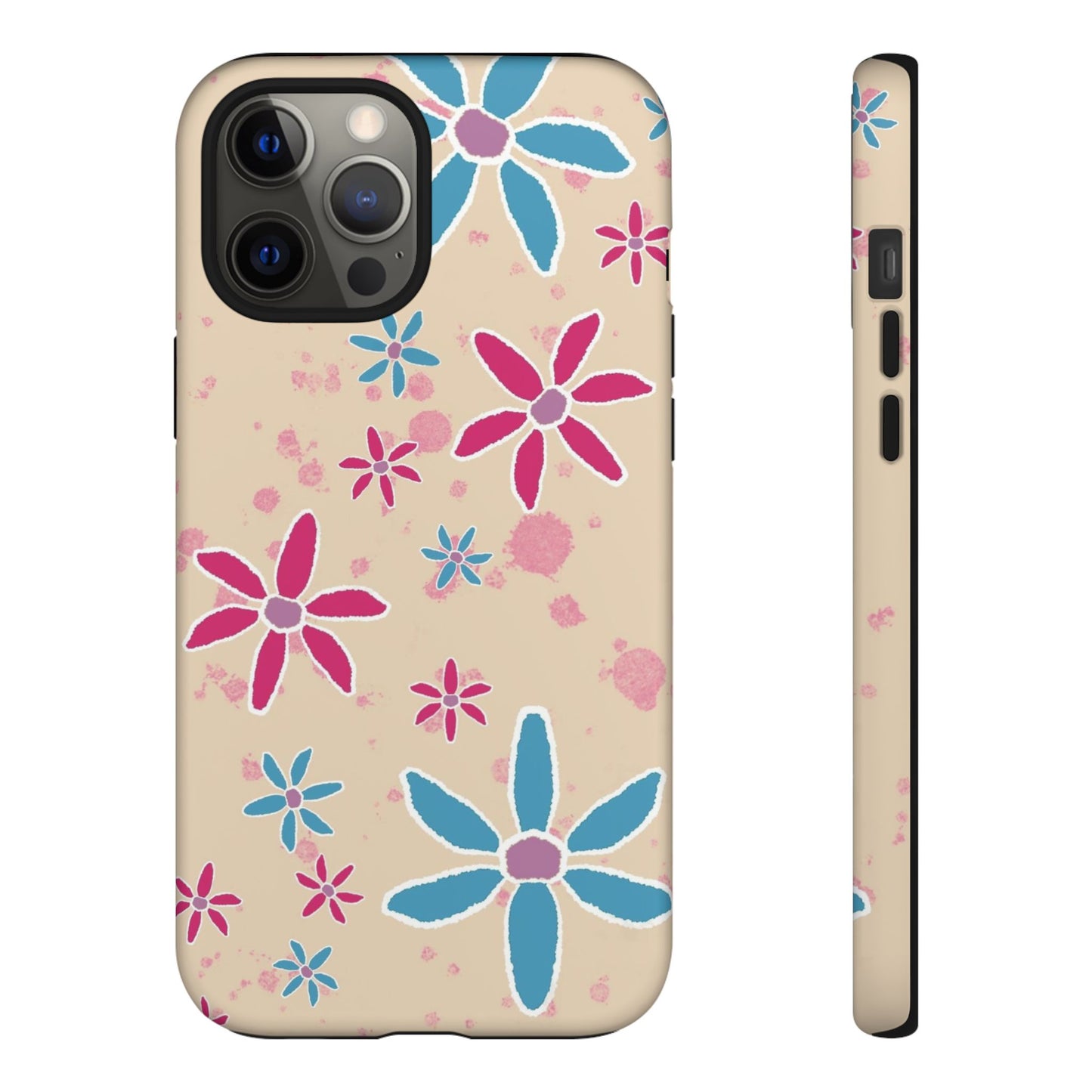 Flower Phone Case Cream