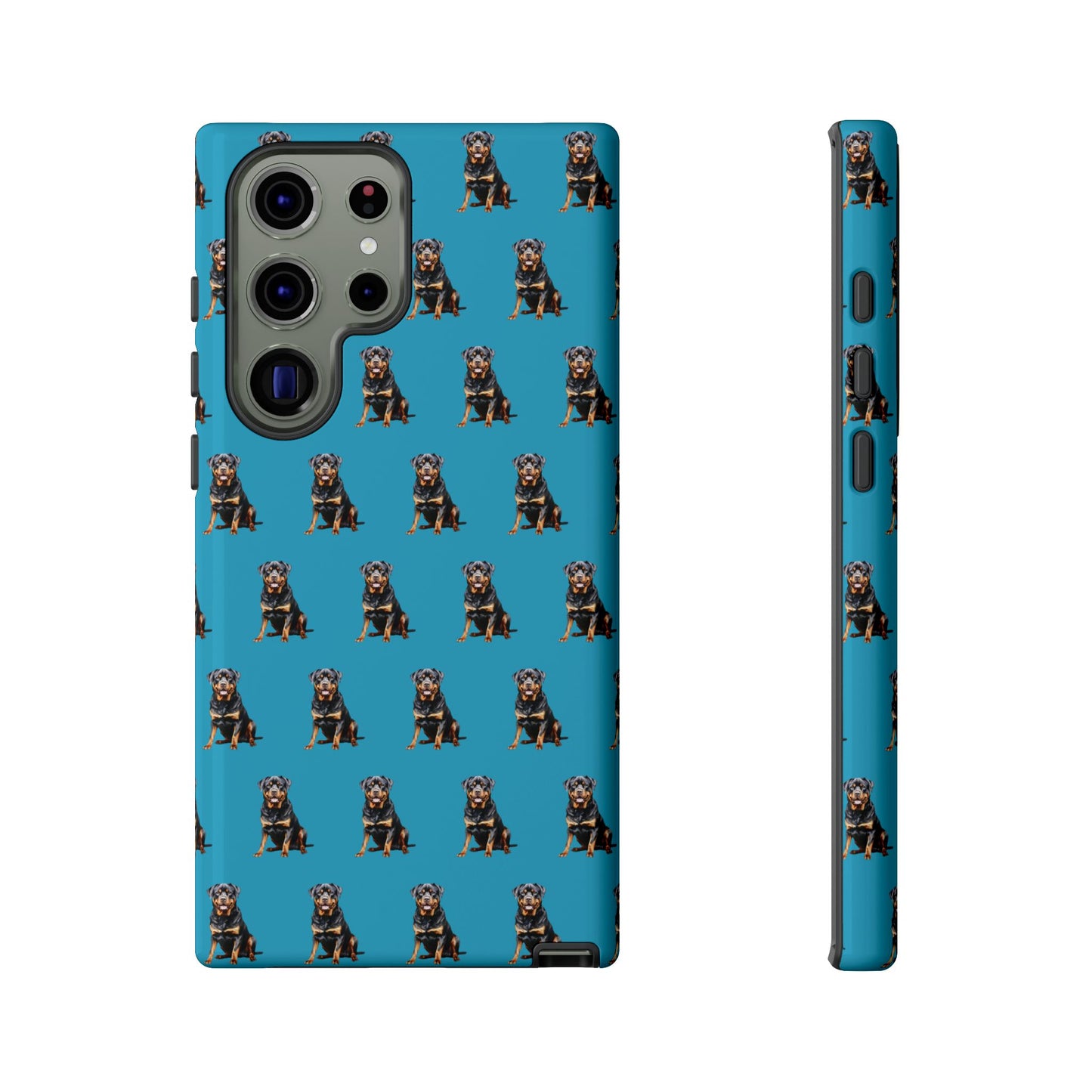 Rottweiler Phone Case Turquoise