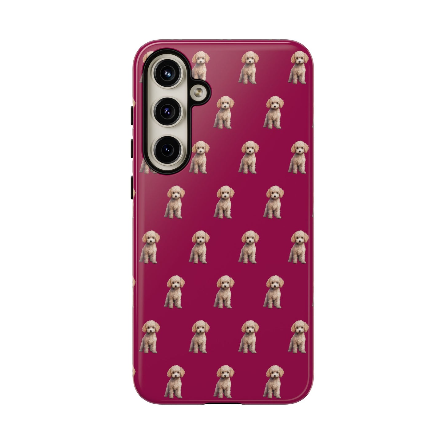 Poodle Phone Case Berry