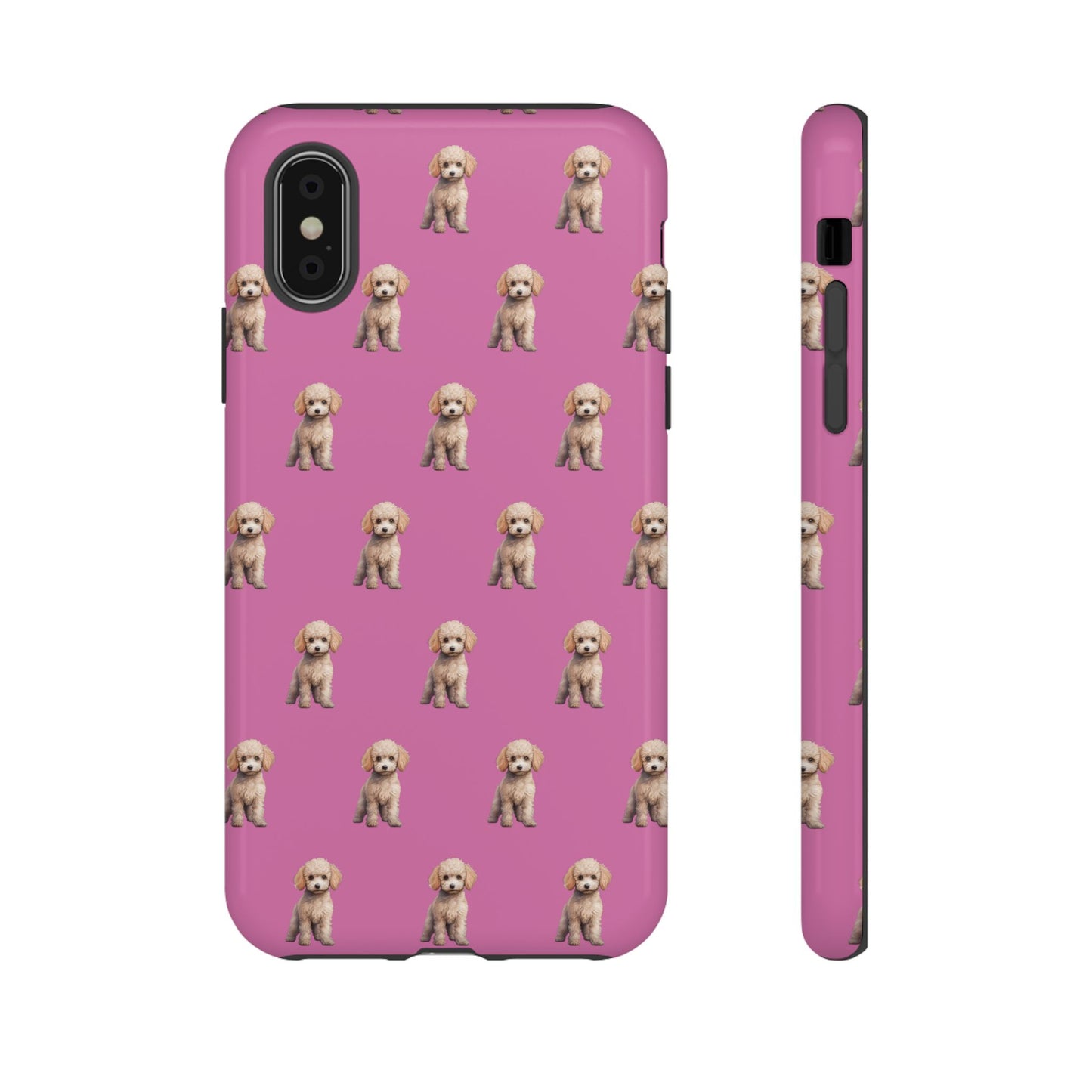 Poodle Phone Case Pink