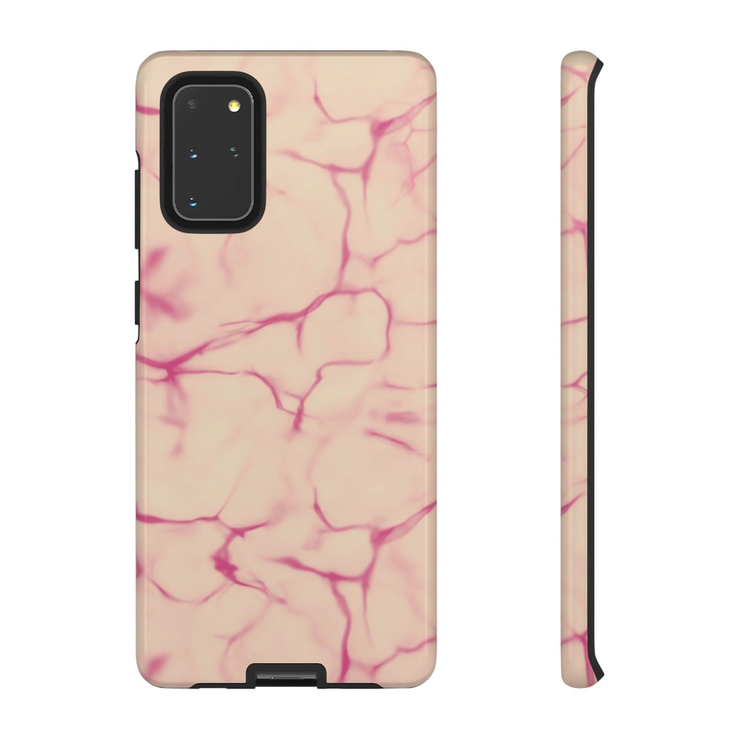 Marble Phone Case Cream Pink