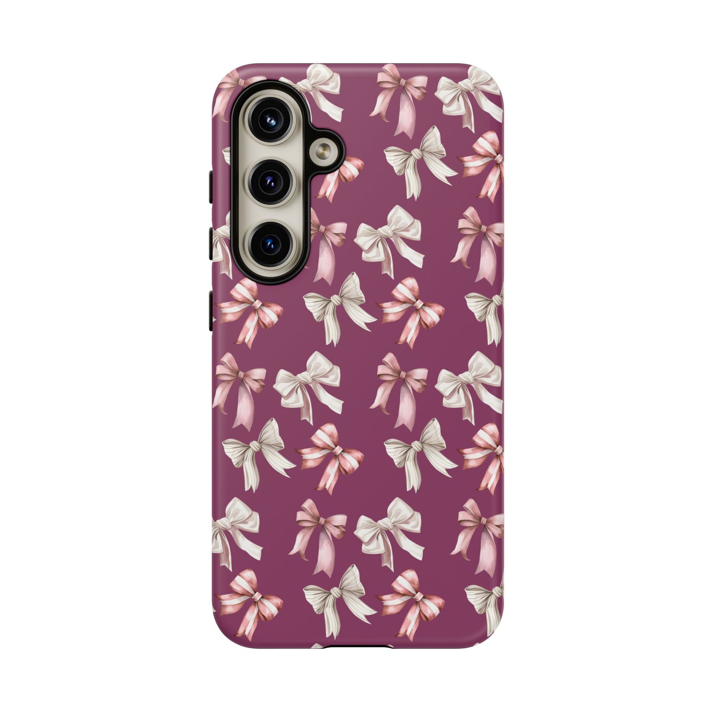 Bow Phone Case Berry