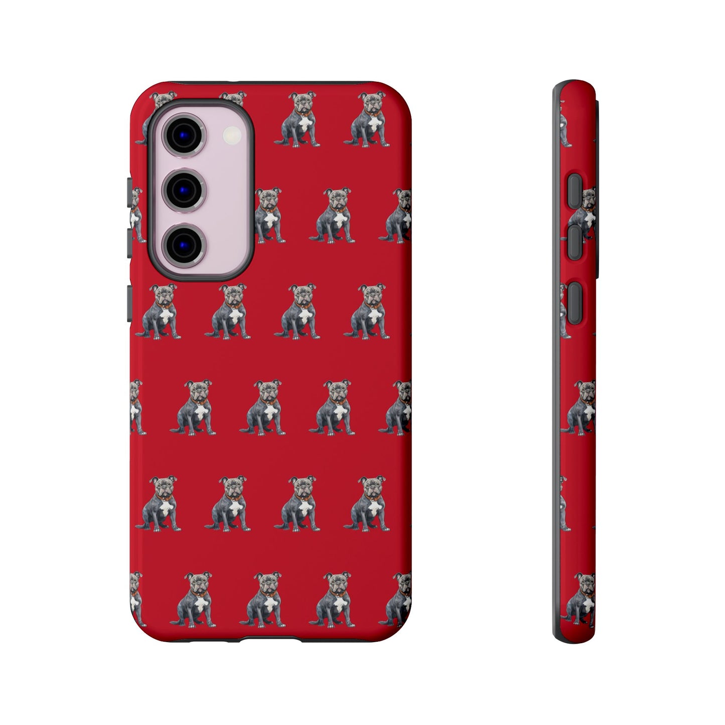 Pitbull Phone Case Red