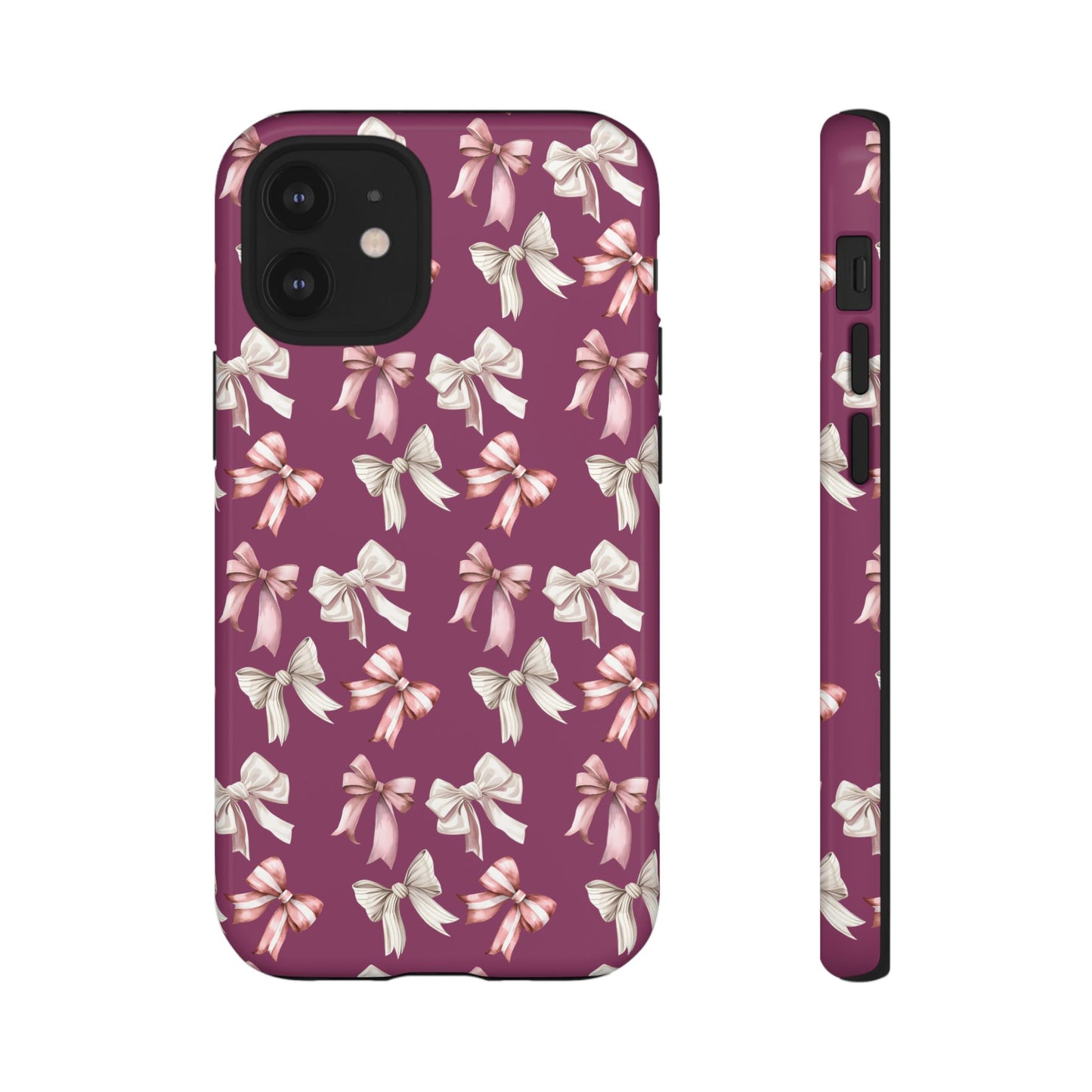 Bow Phone Case Berry