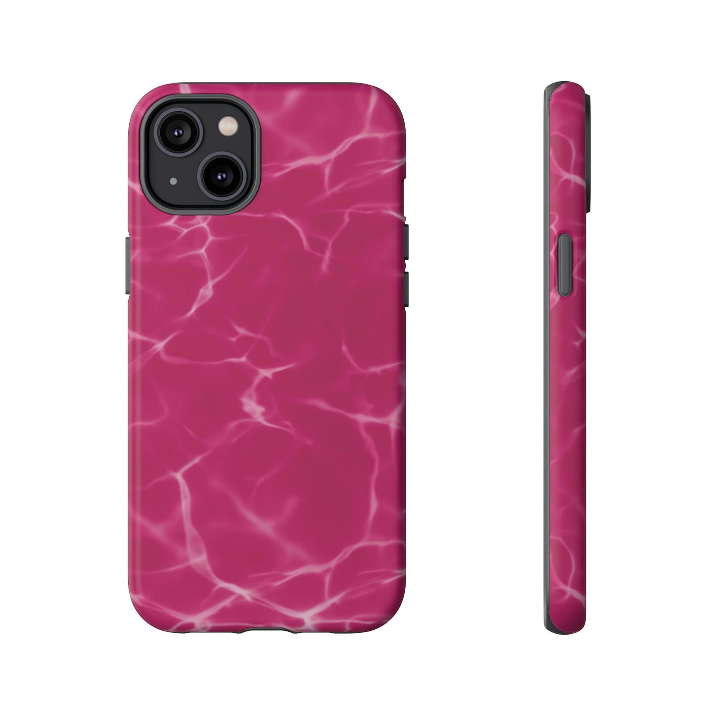 Marble Print Phone Case Berry