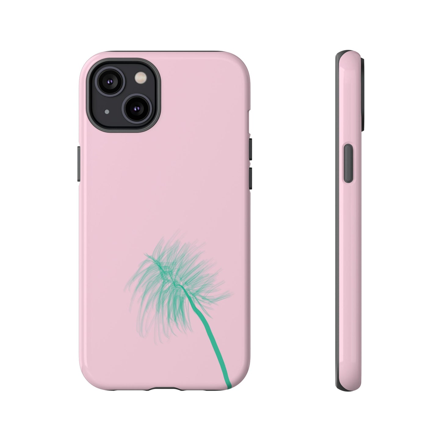 Dandelion Blowball Phone Case Pink