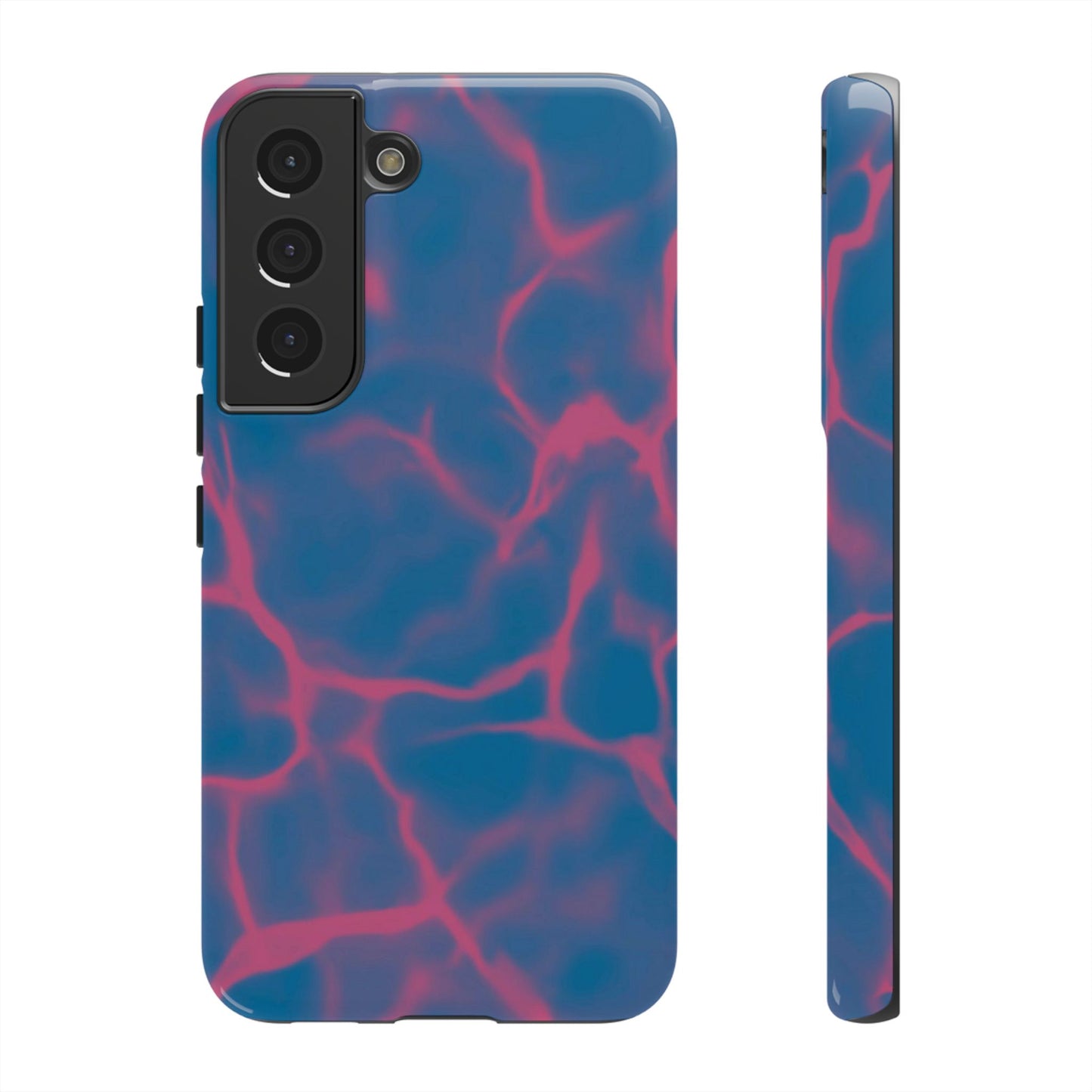 Marble Phone Case Blue Pink