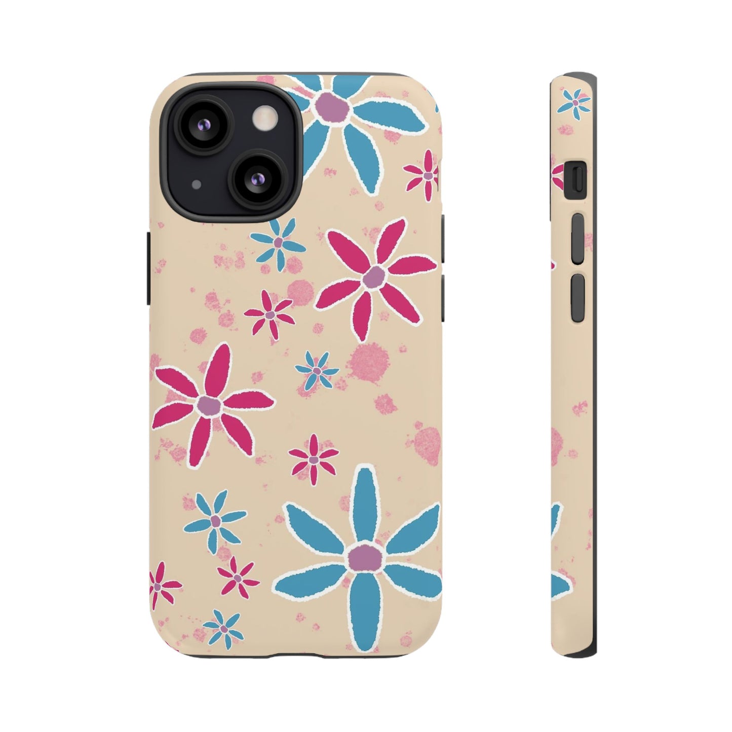 Flower Phone Case Cream