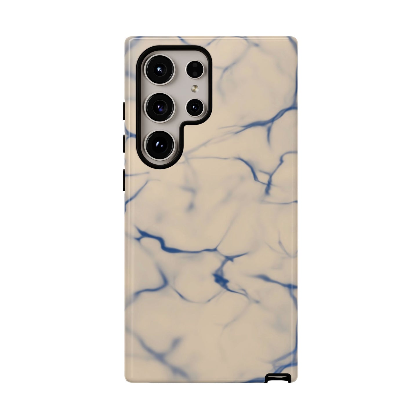 Marble Phone Case Cream Blue