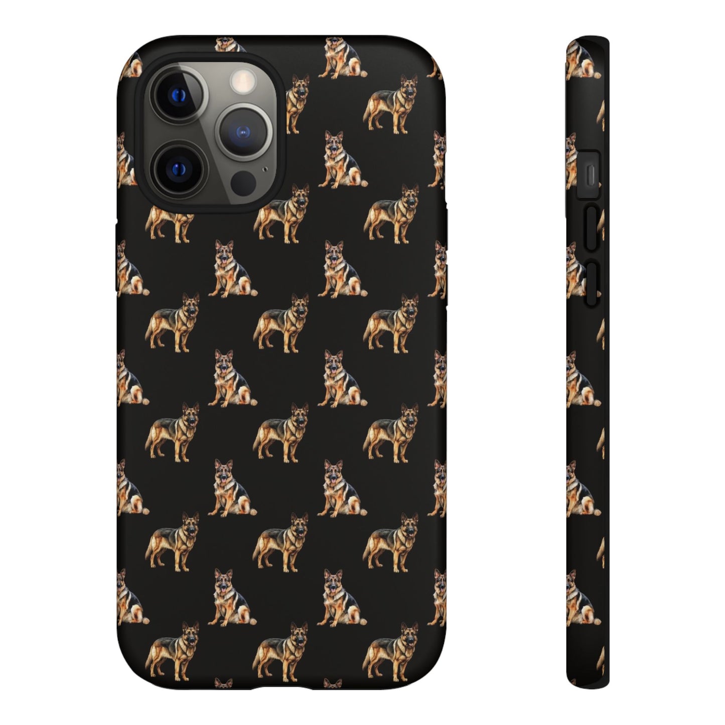 German Shepherd Phone Case Black