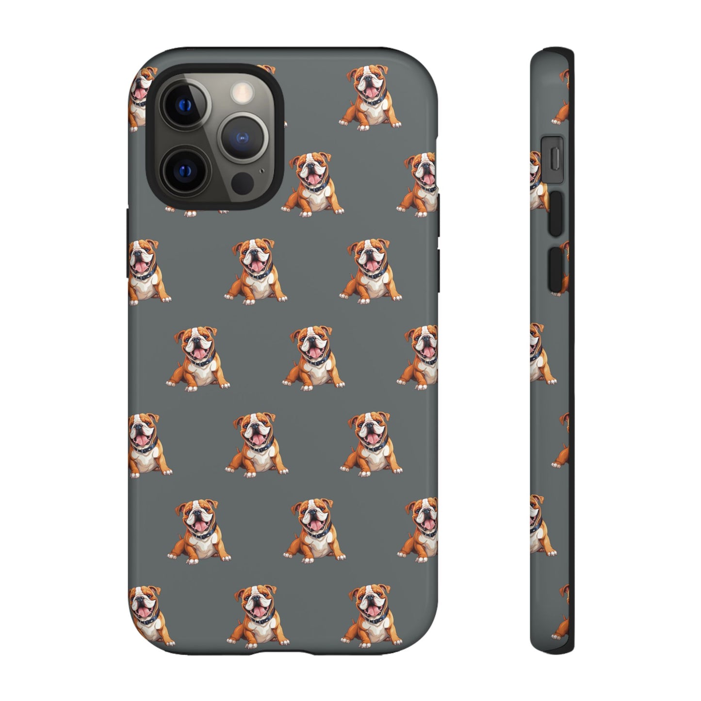 Bulldog Phone Case Gray