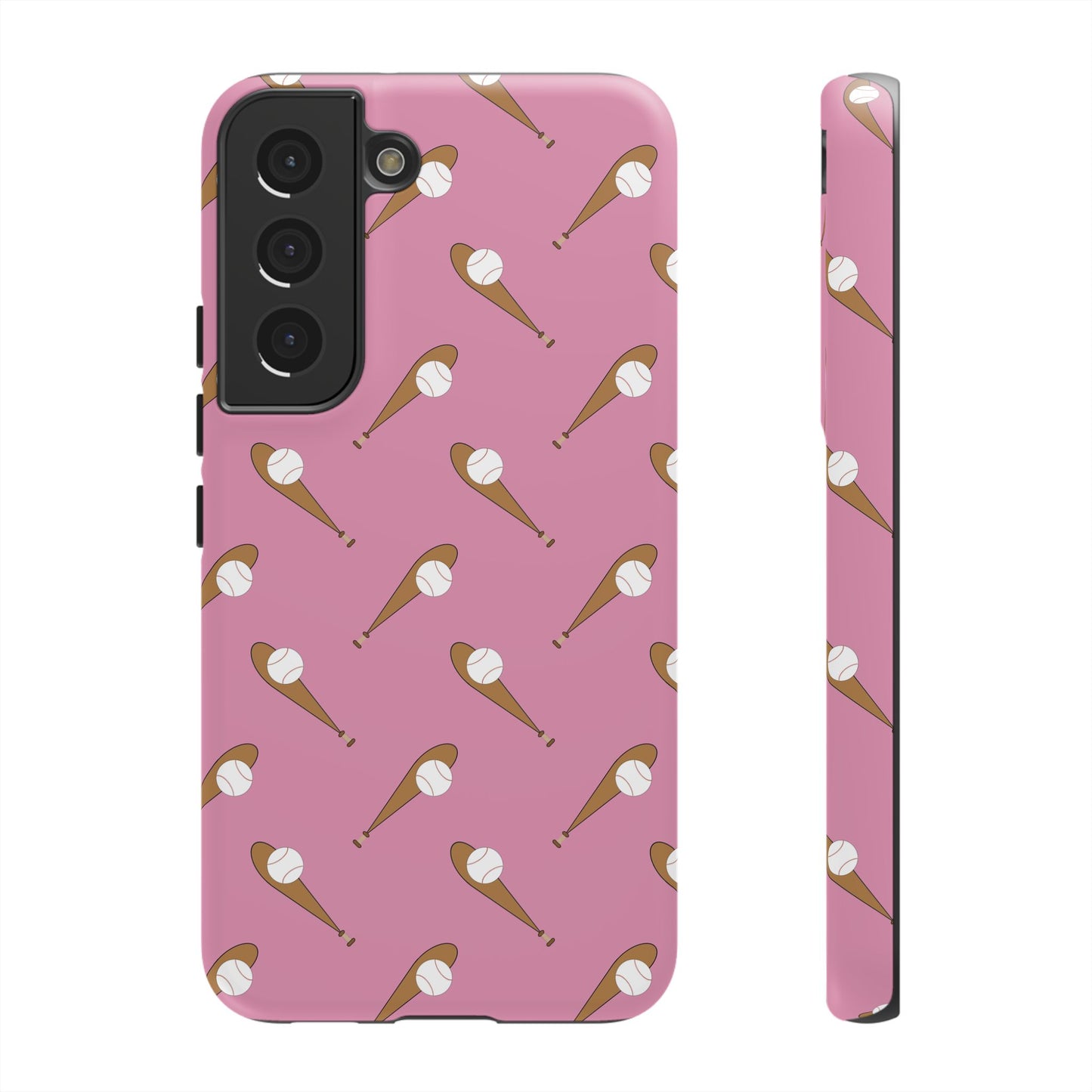 Baseball Phone Case Pink