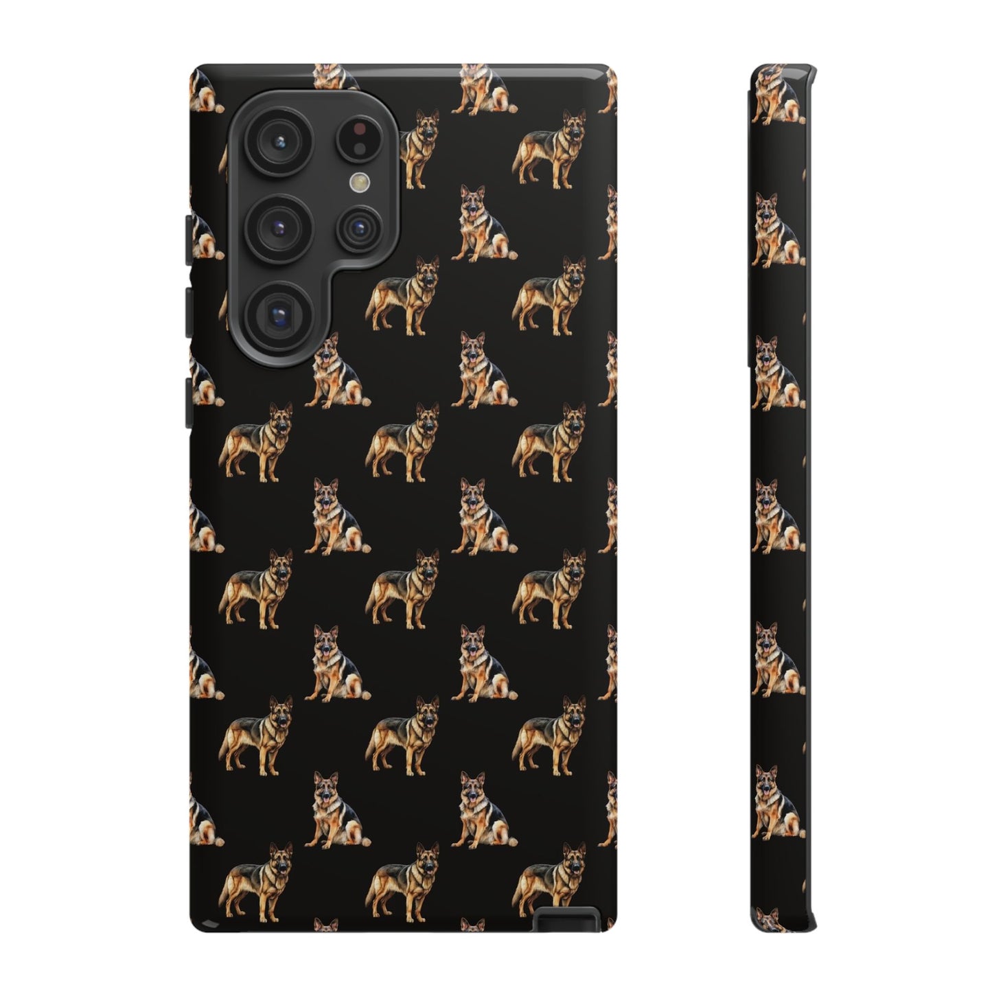 German Shepherd Phone Case Black