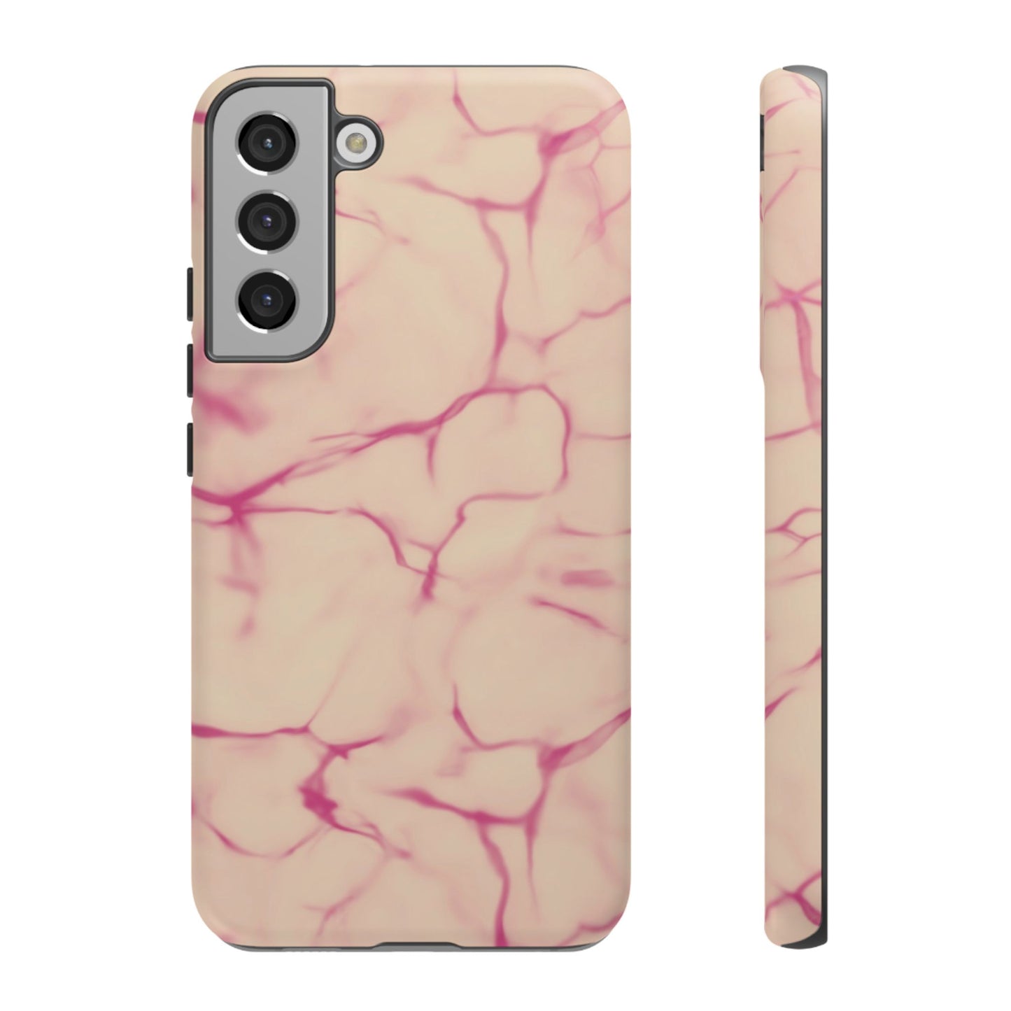 Marble Phone Case Cream Pink