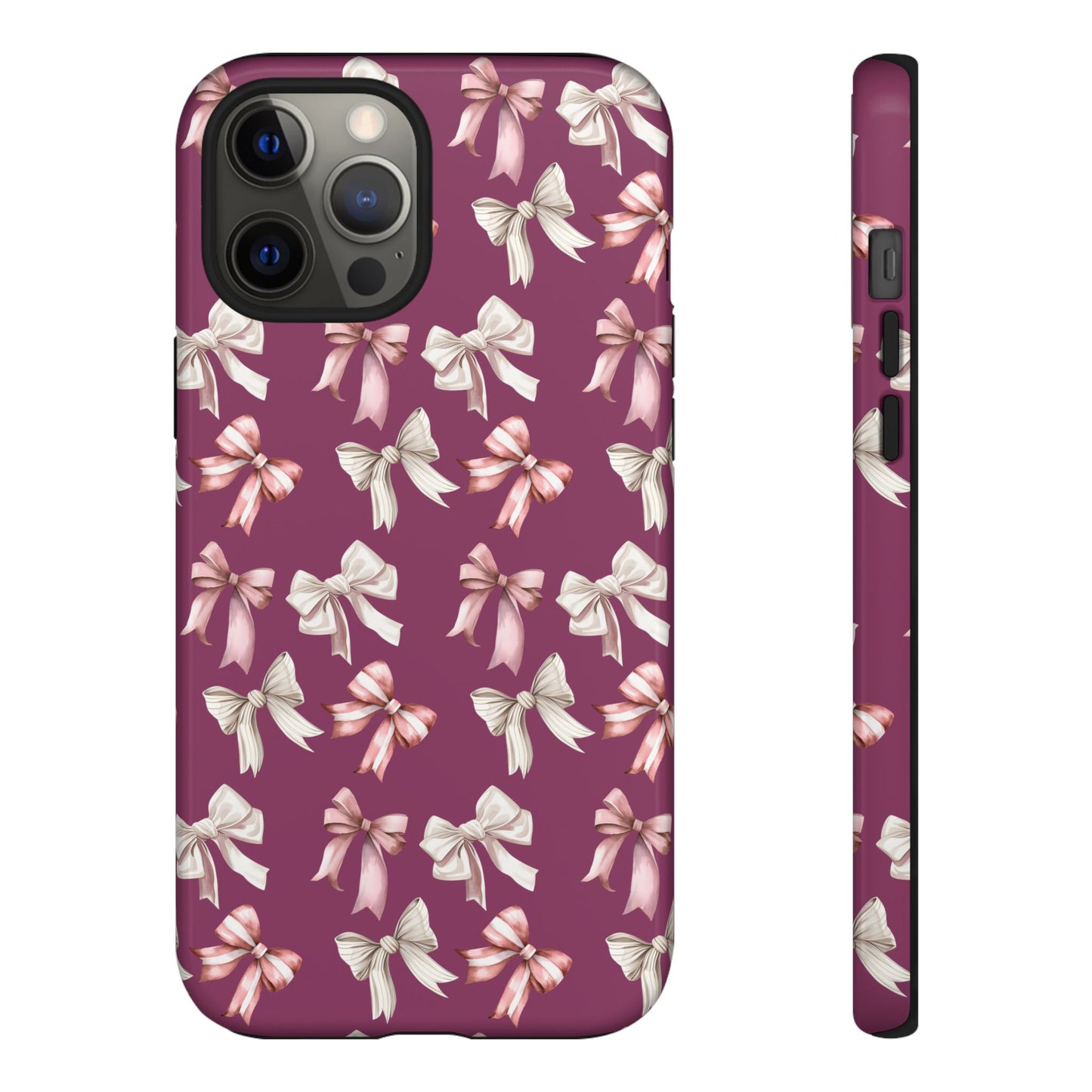 Bow Phone Case Berry