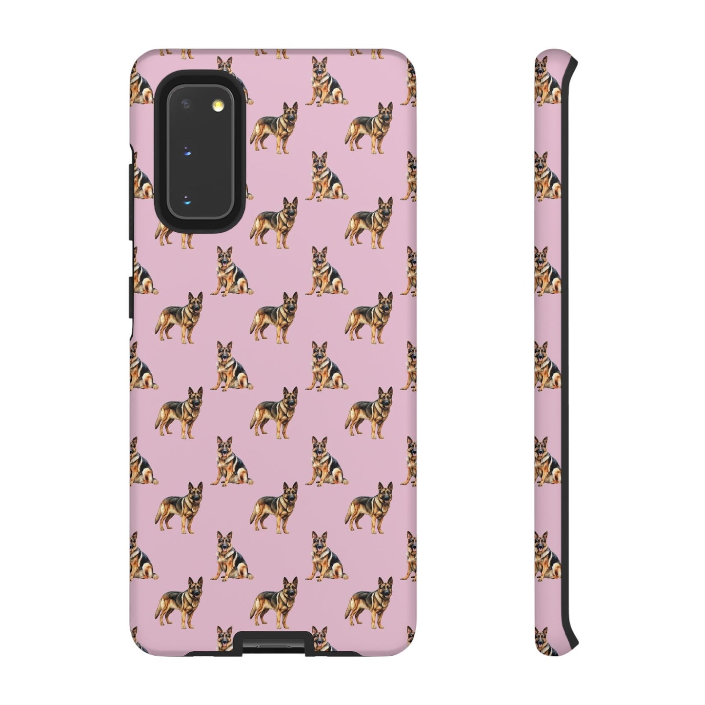 German Shepherd Phone Case Pink