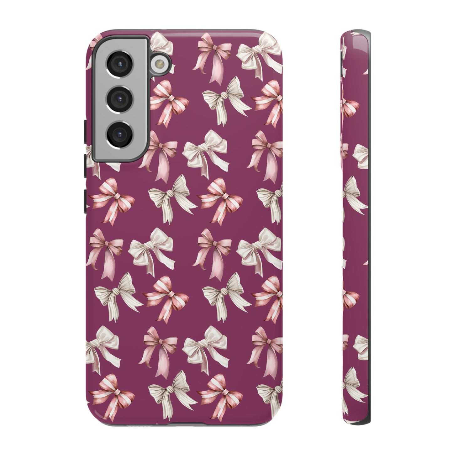 Bow Phone Case Berry