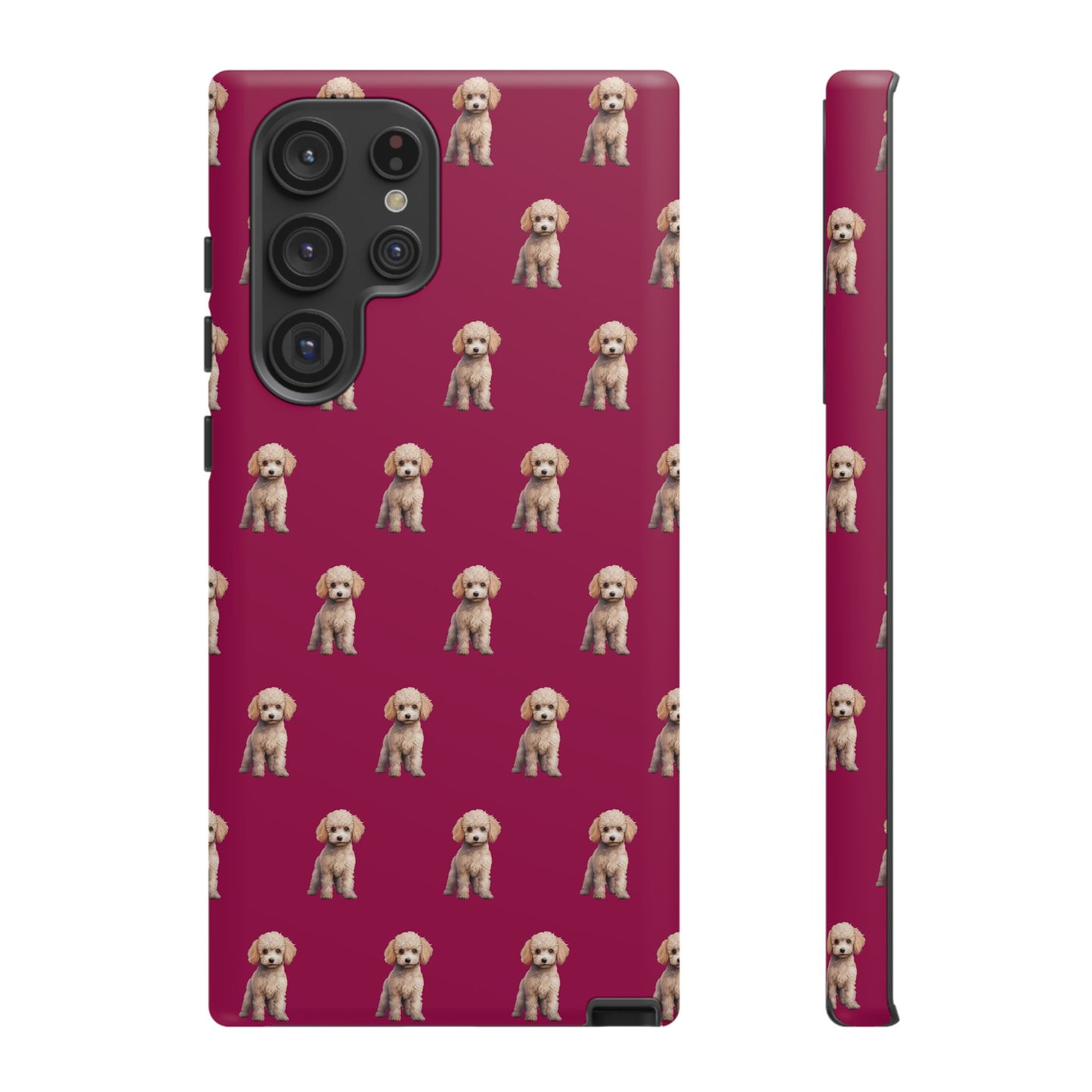 Poodle Phone Case Berry