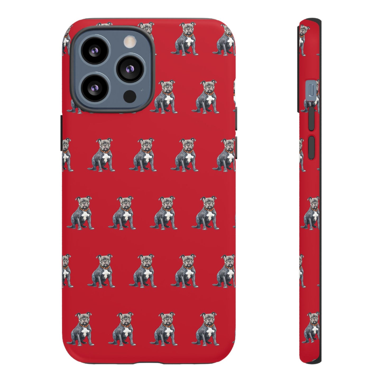 Pitbull Phone Case Red