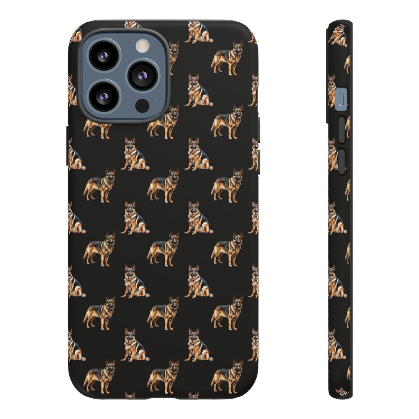 German Shepherd Phone Case Black