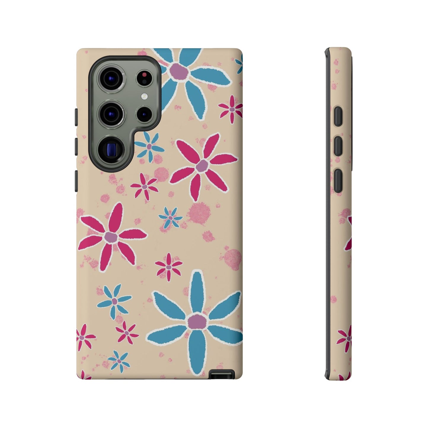 Flower Phone Case Cream