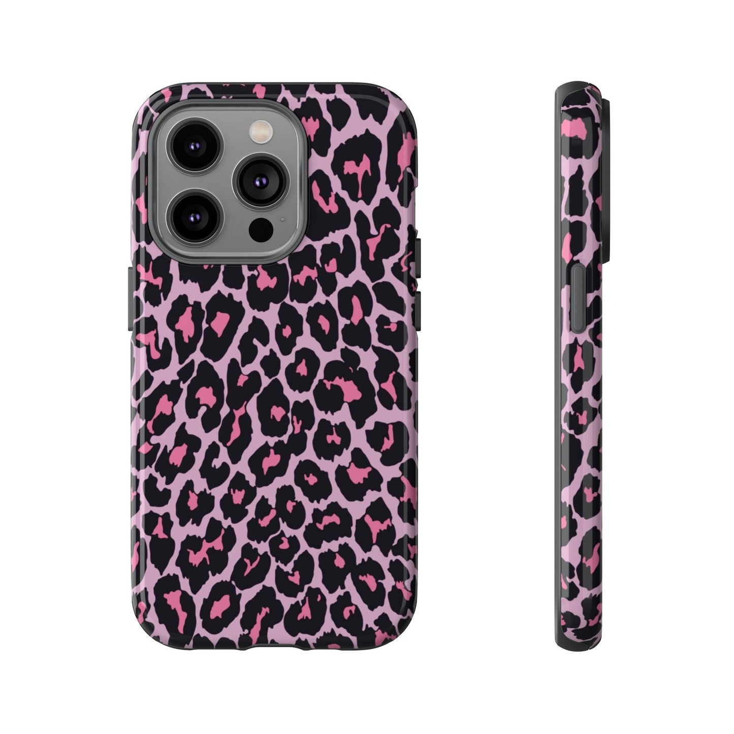 Leopard Print Phone Case Pink