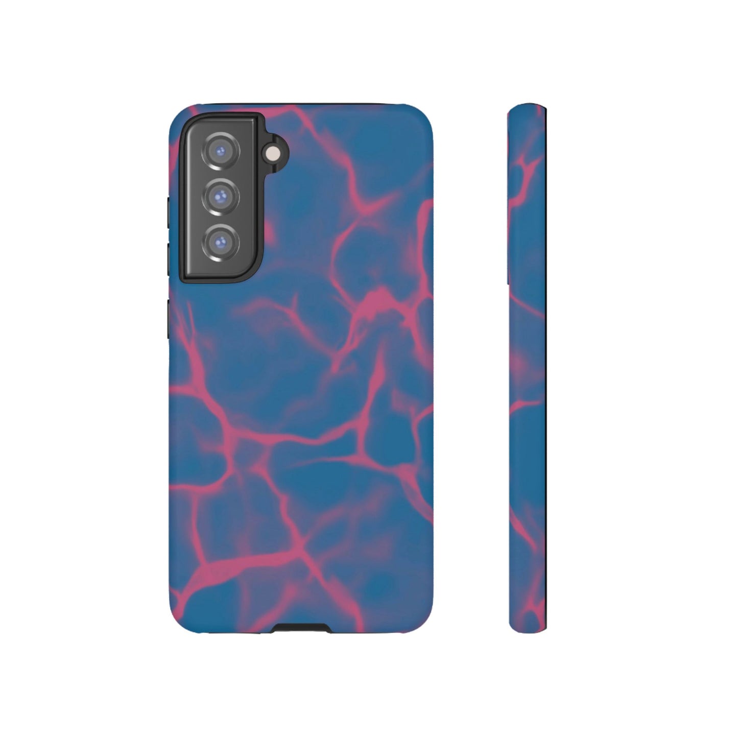 Marble Phone Case Blue Pink