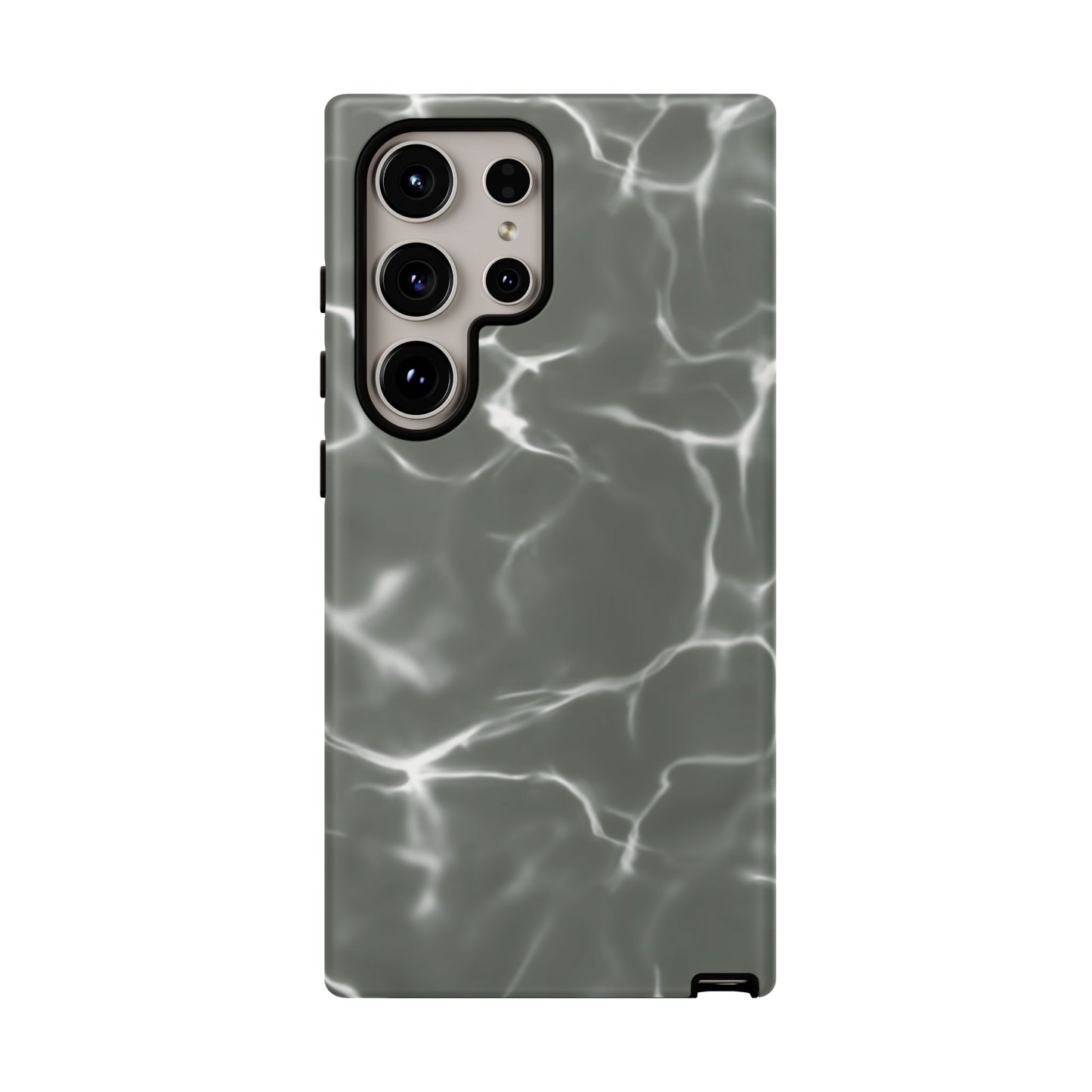 Marble Print Phone Case Gray