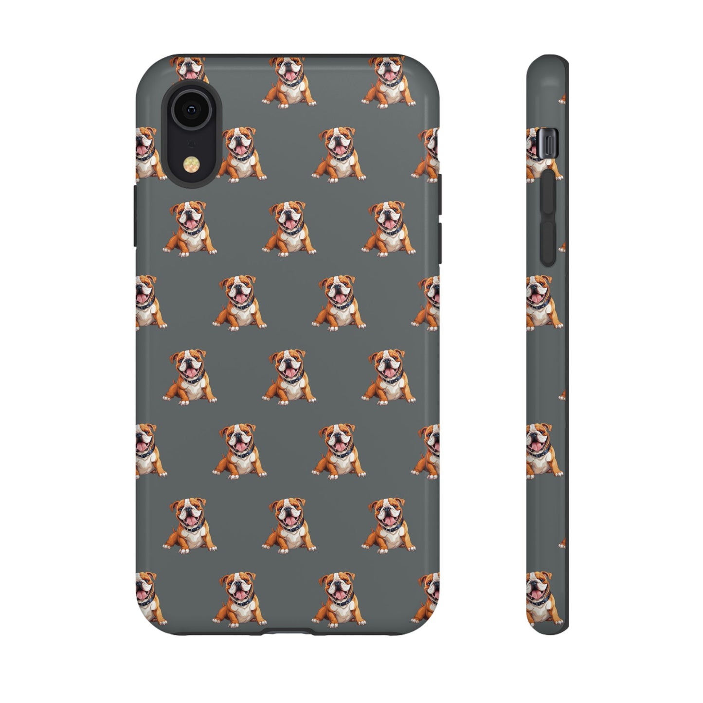 Bulldog Phone Case Gray