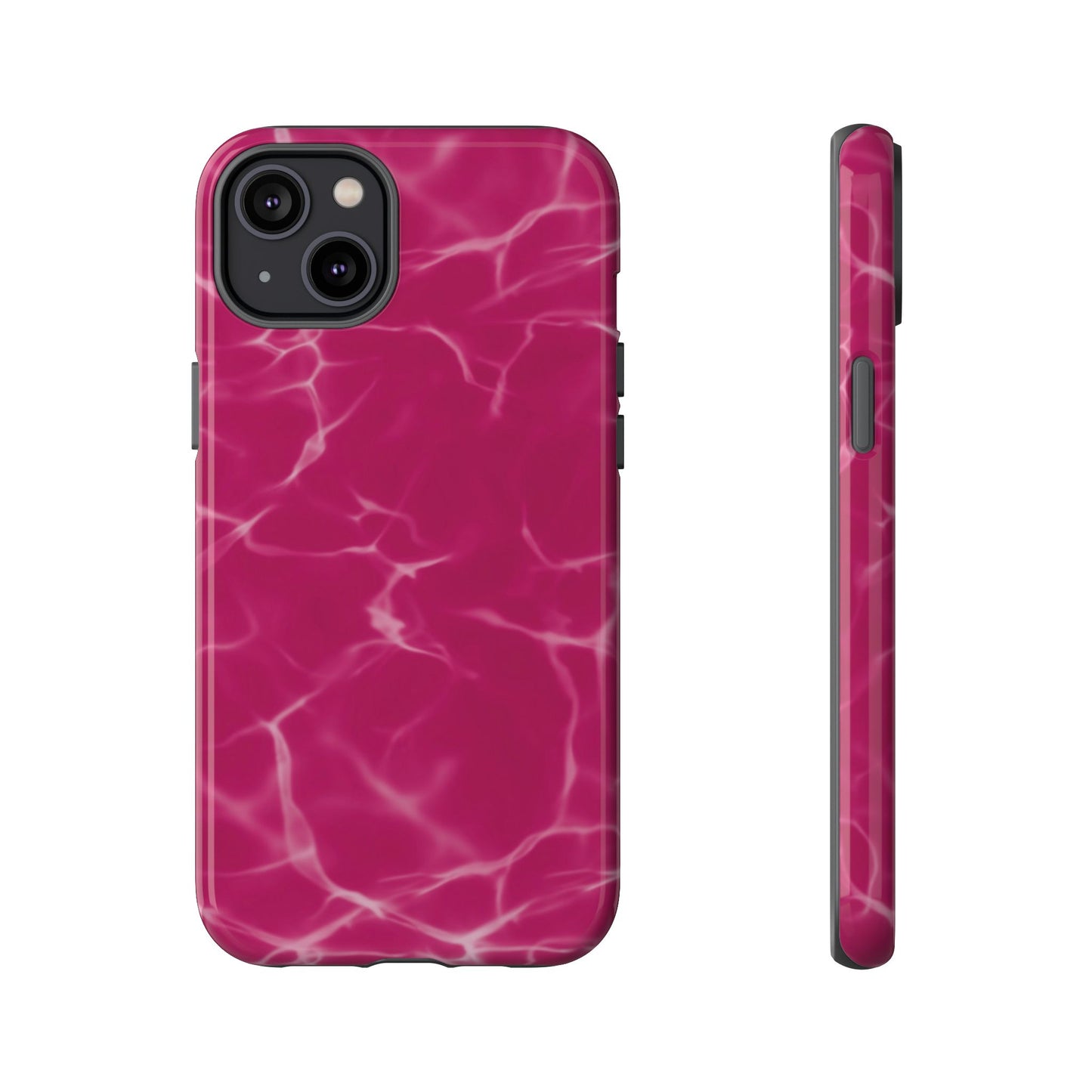 Marble Print Phone Case Berry