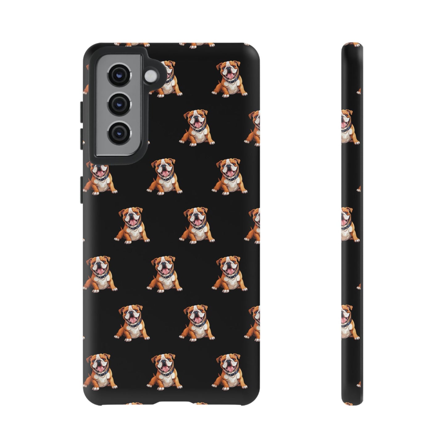 Bulldog Phone Case Black