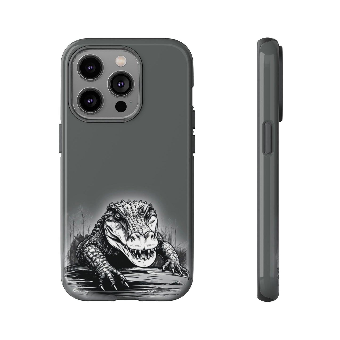 Gator Phone Case Gray