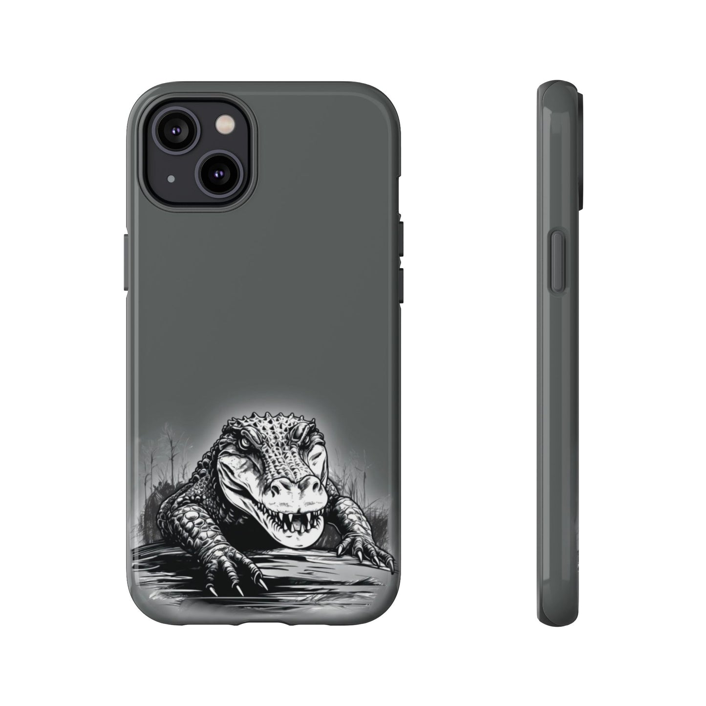 Gator Phone Case Gray