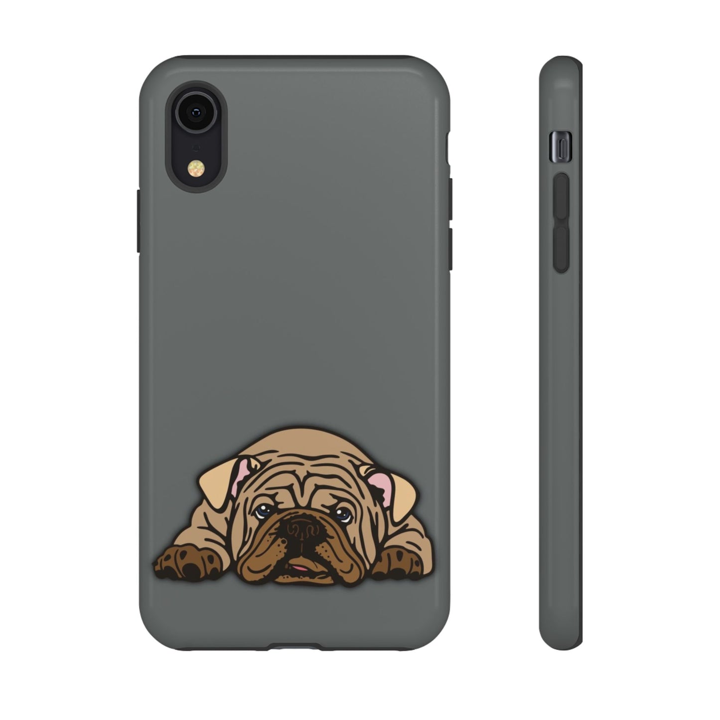 Bulldog Phone Case Gray