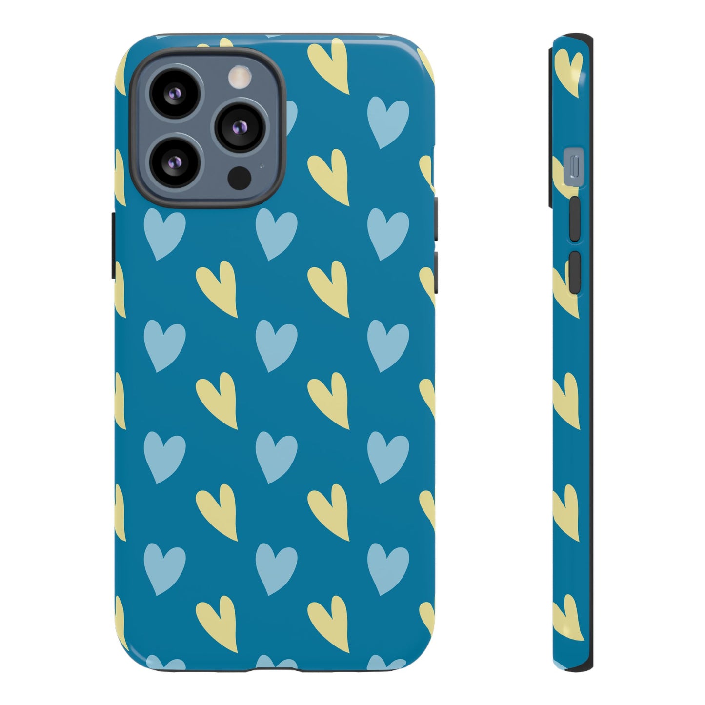 Heart Phone Case Blue