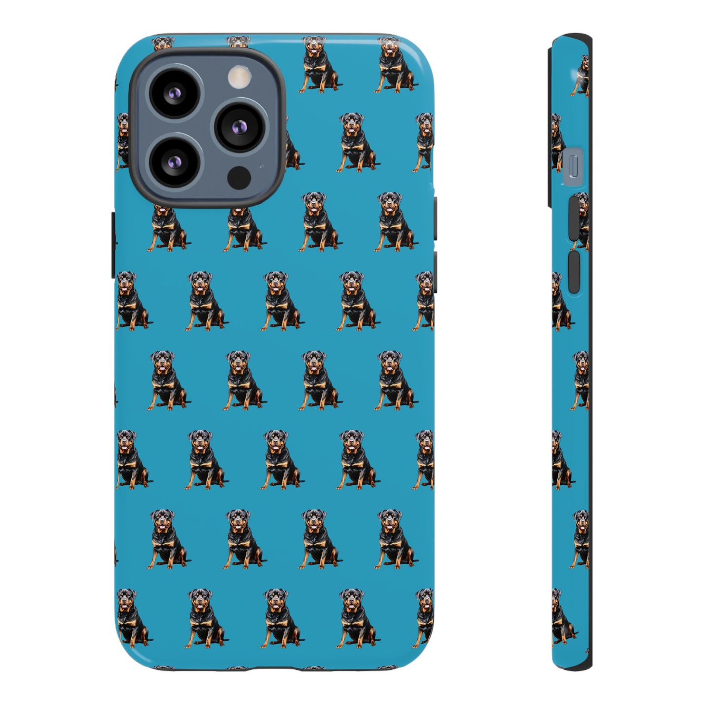 Rottweiler Phone Case Turquoise