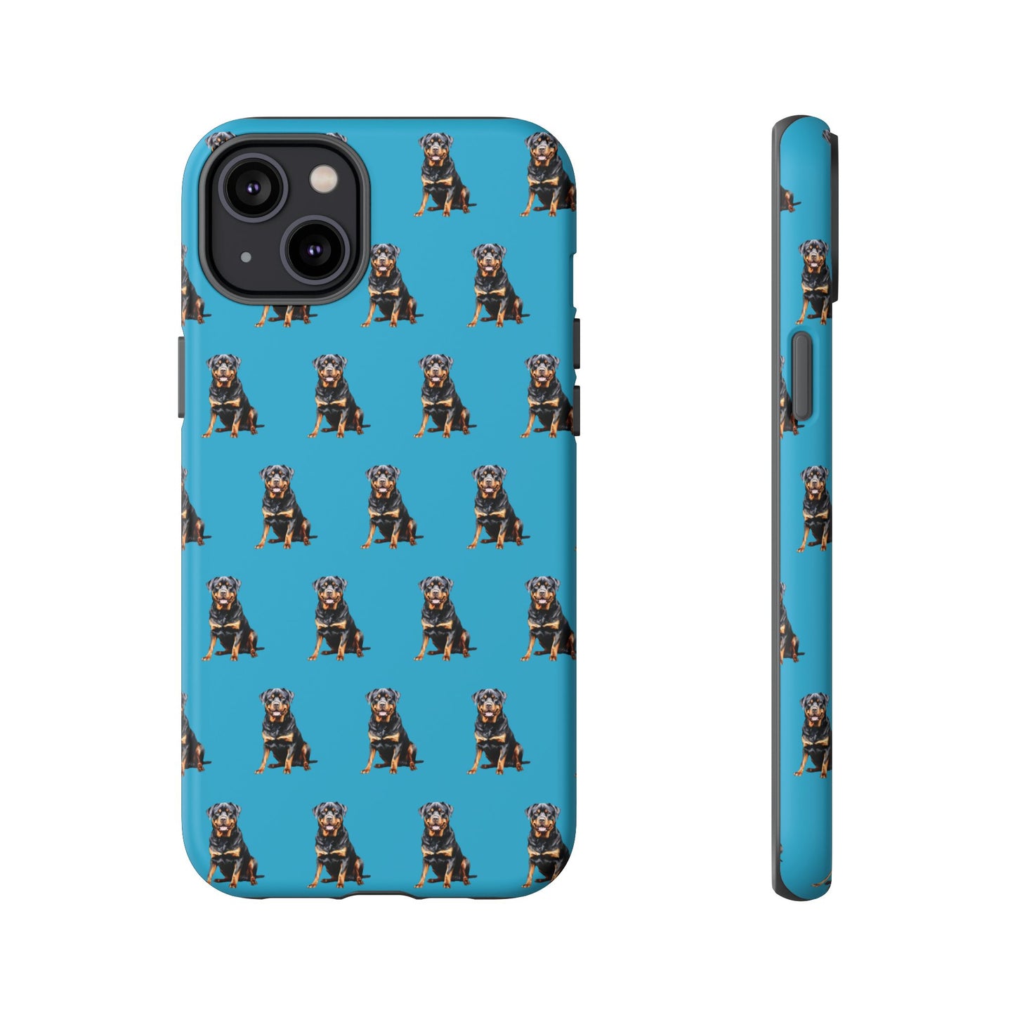 Rottweiler Phone Case Turquoise