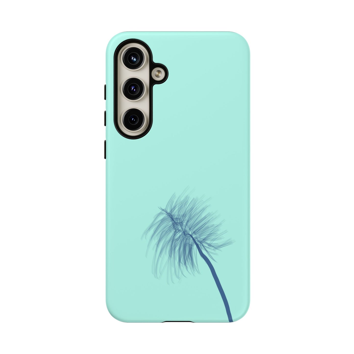 Dandelion Blowball Phone Case Aqua