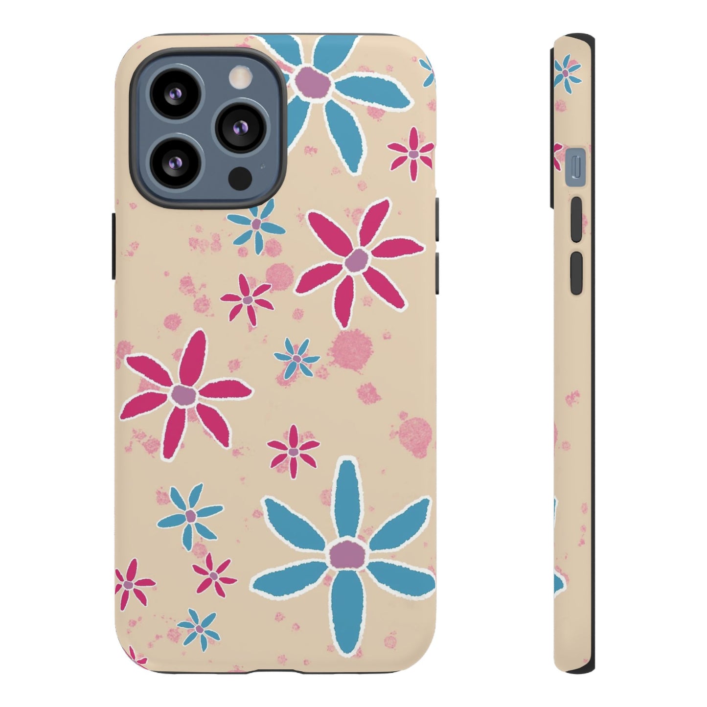 Flower Phone Case Cream