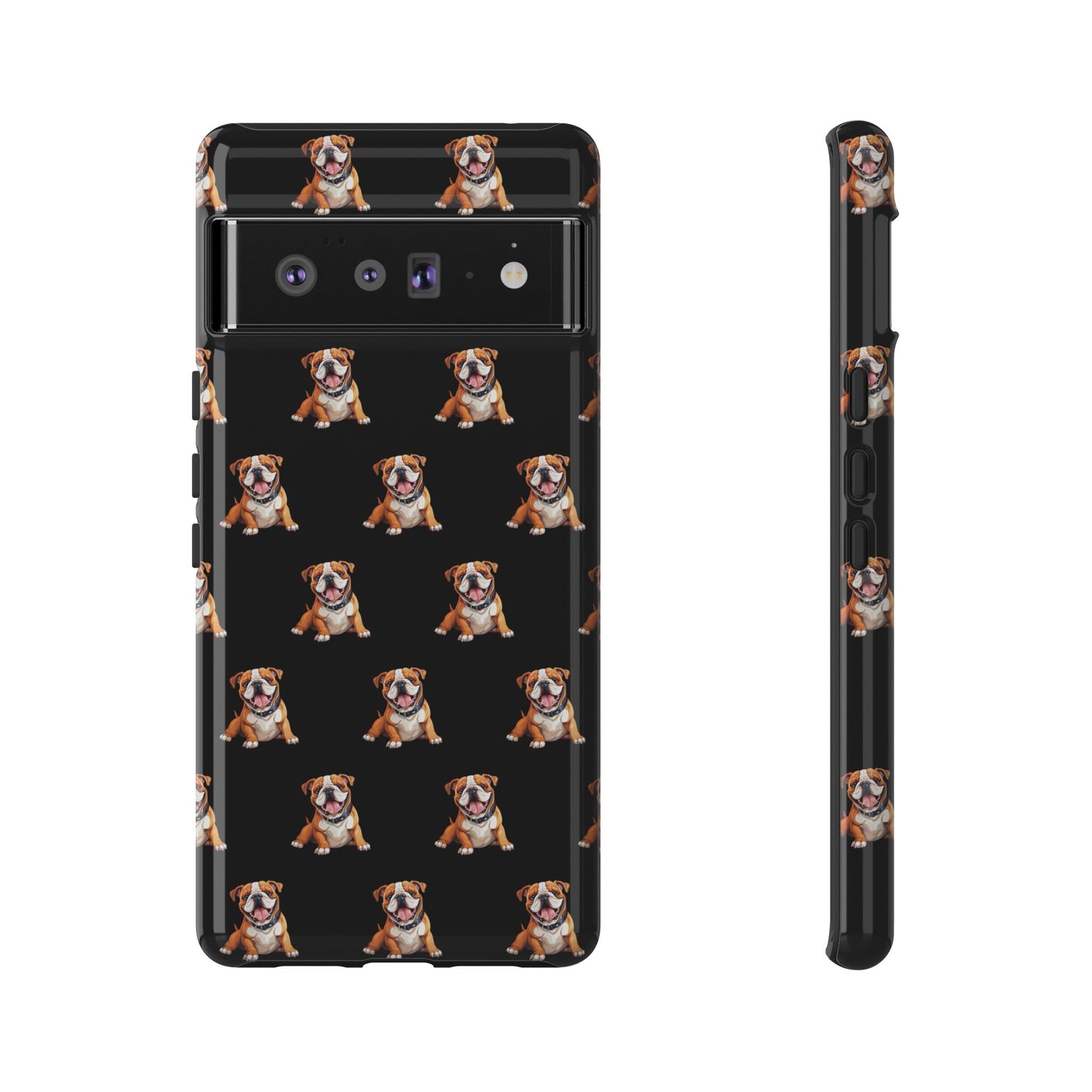 Bulldog Phone Case Black