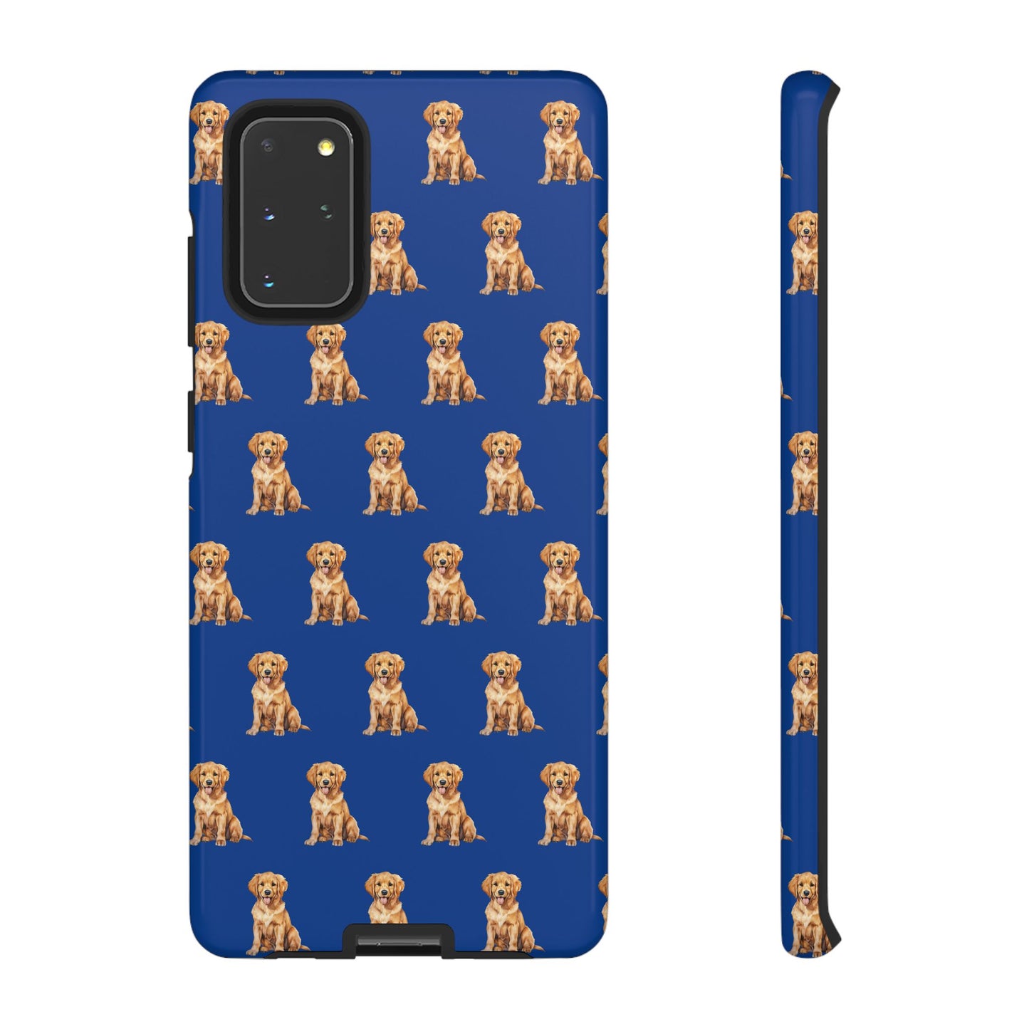 Golden Retriever Phone Case Blue