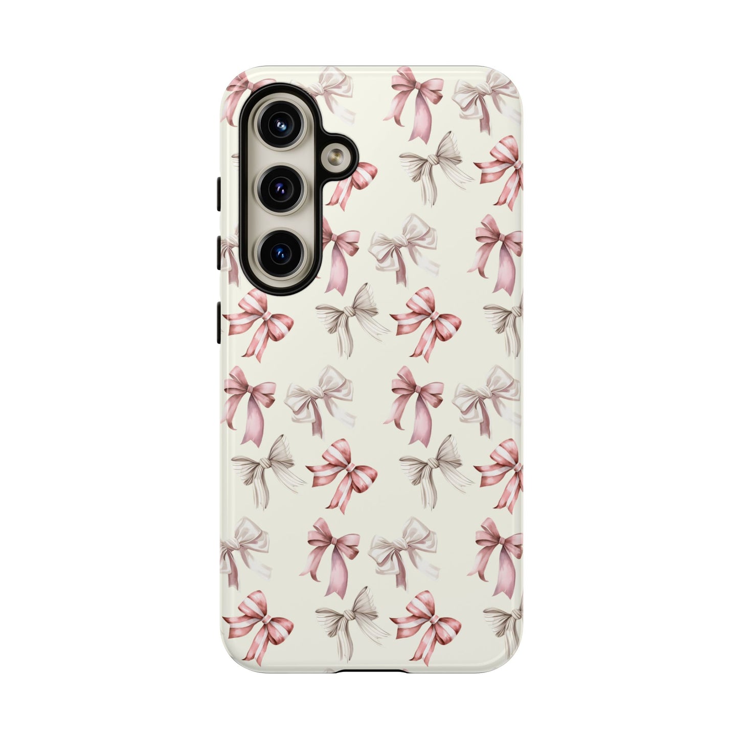 Bow Phone Case Cream