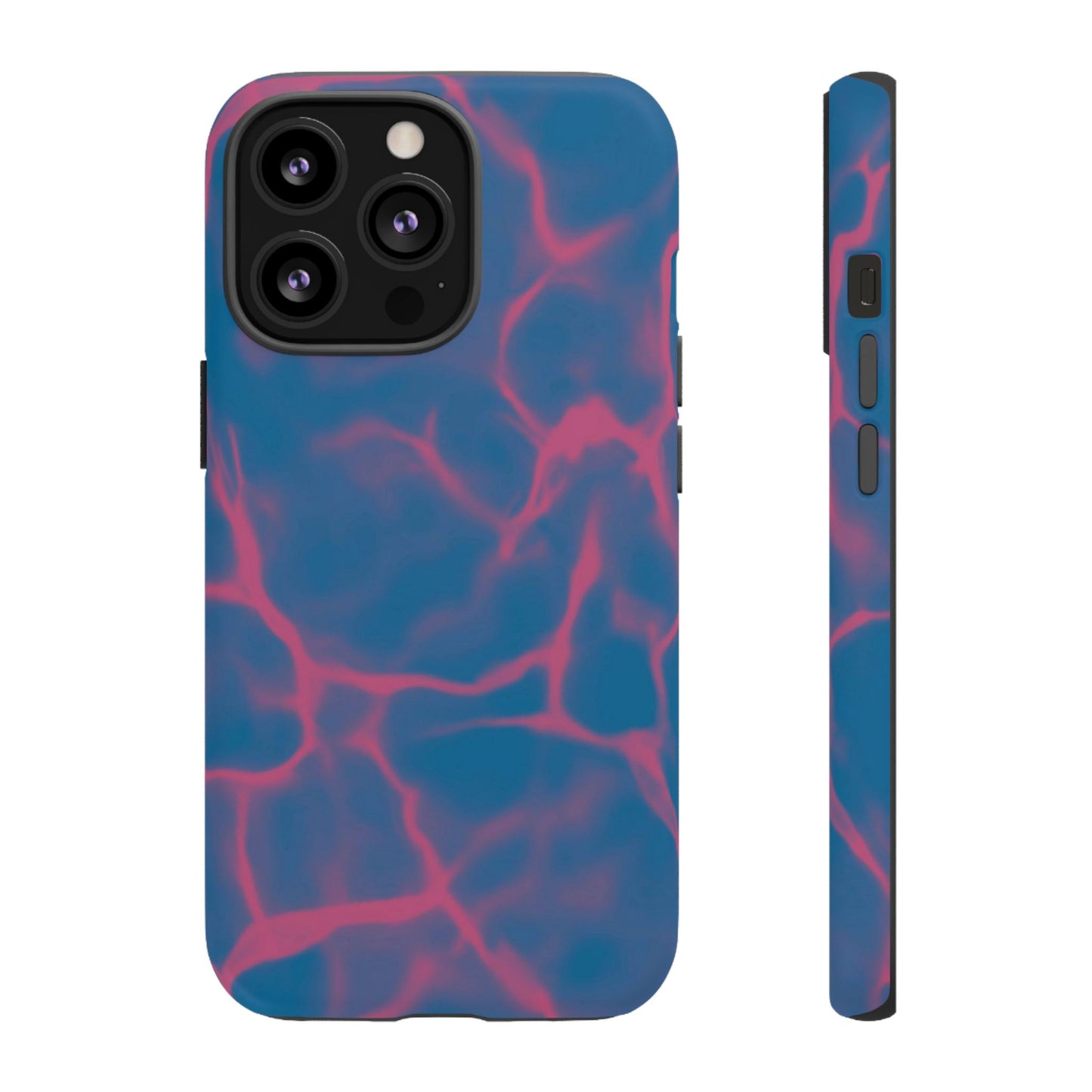 Marble Phone Case Blue Pink