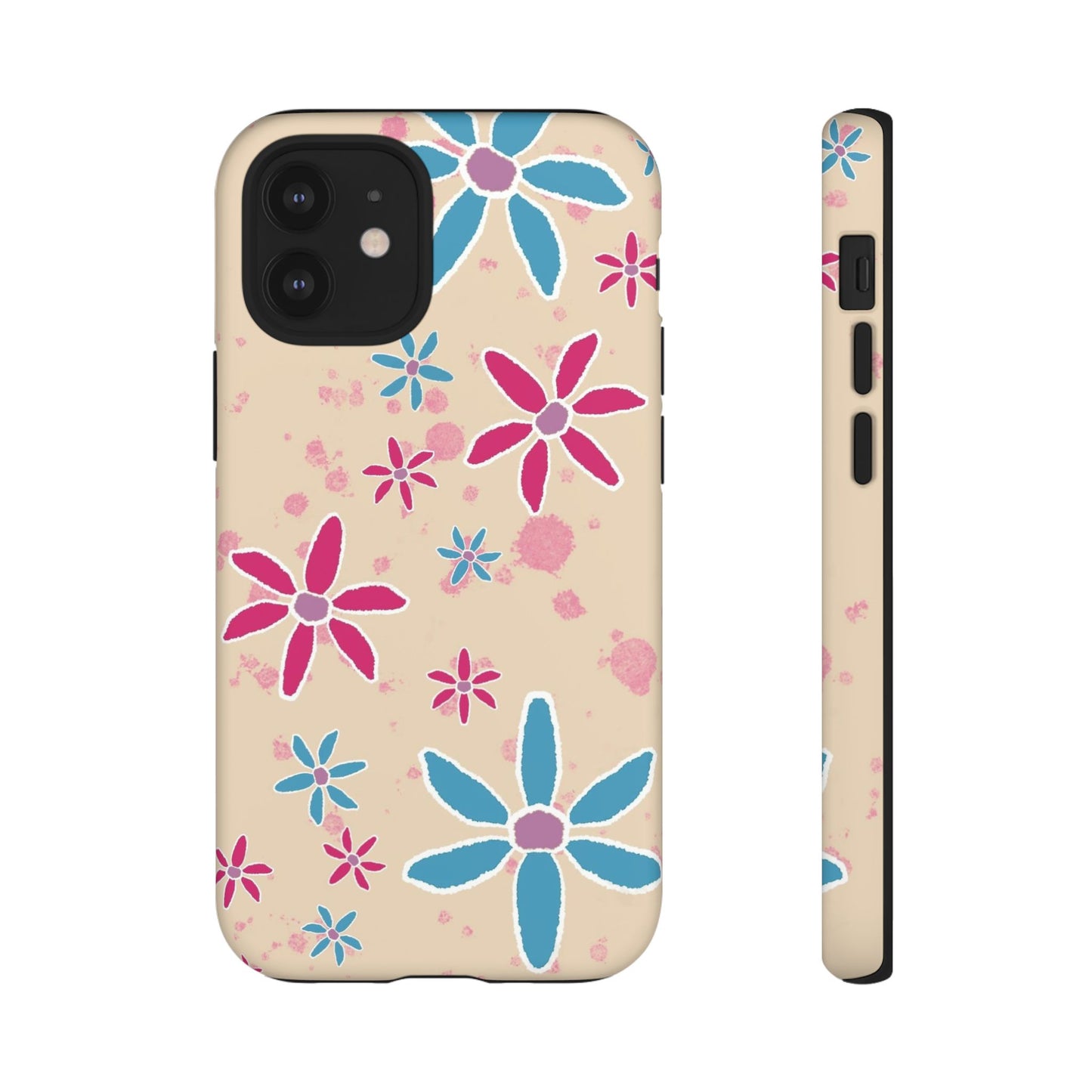 Flower Phone Case Cream