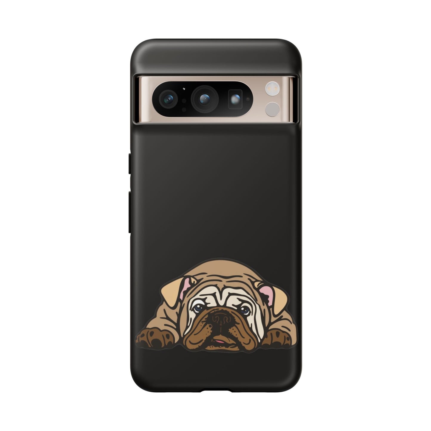 Bulldog Phone Case Black