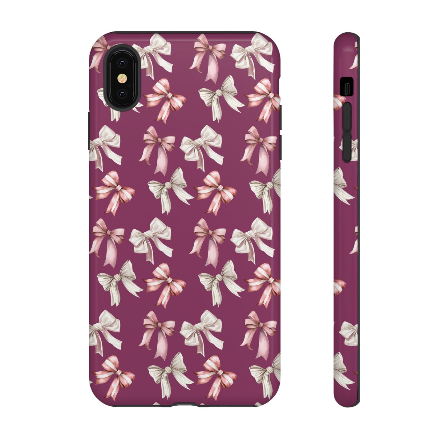 Bow Phone Case Berry